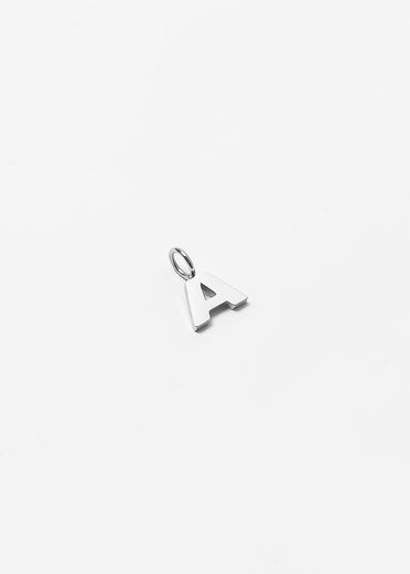 Letter Charm Silver