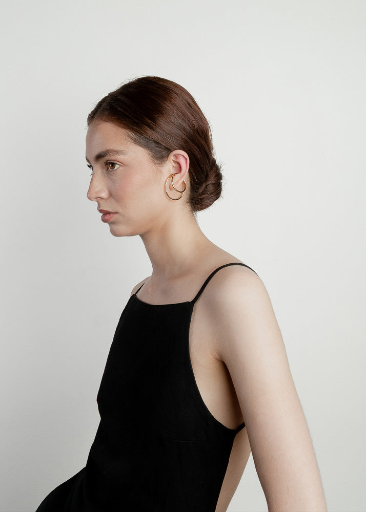 Nethos Midi Ear Cuff Gold