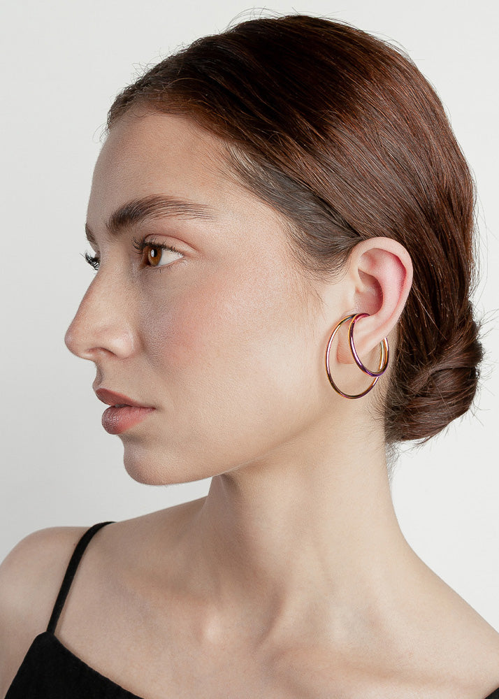 Nethos Midi Ear Cuff Holographic