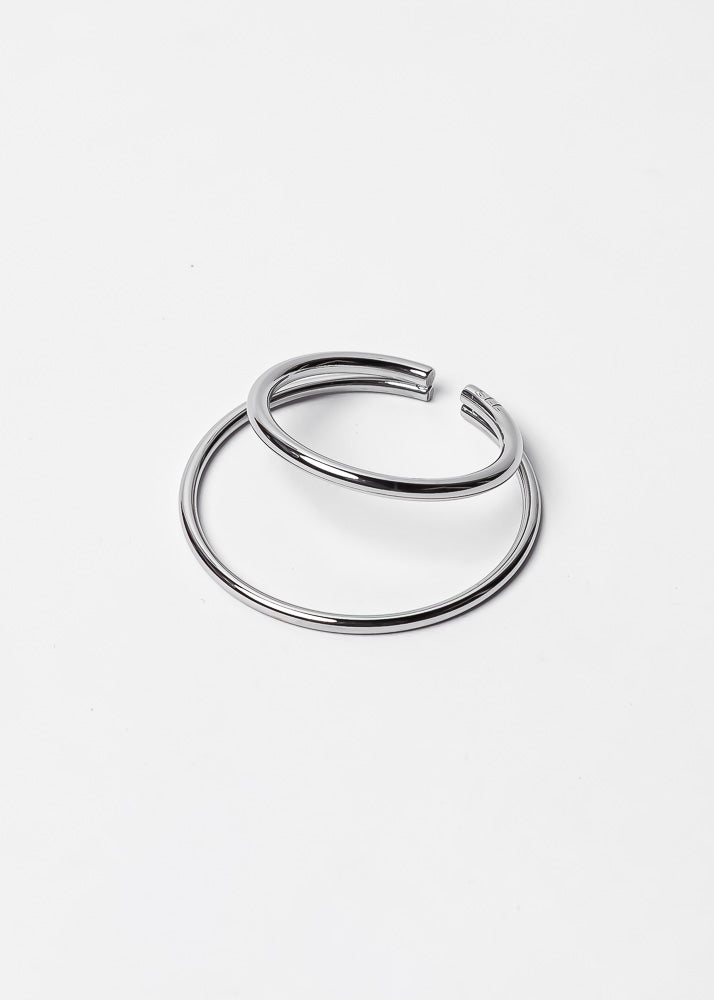 Nethos Midi Ear Cuff Silver