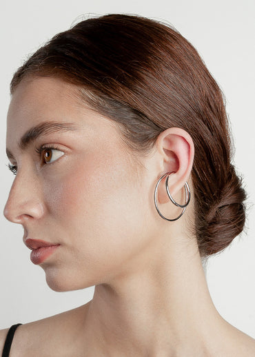 Nethos Midi Ear Cuff Silver