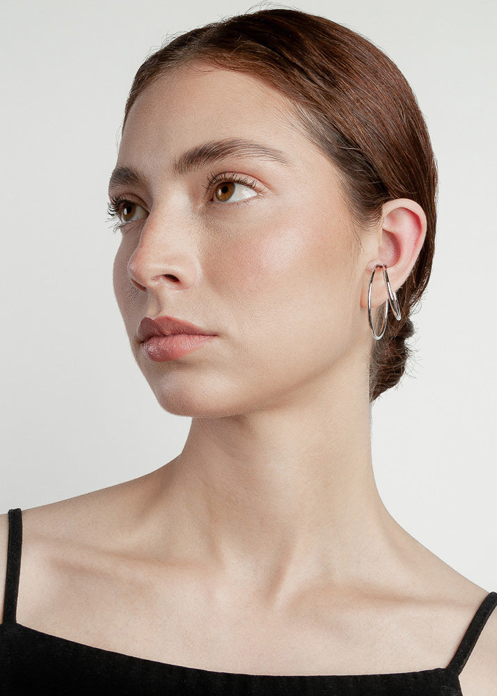 Nethos Midi Ear Cuff Silver