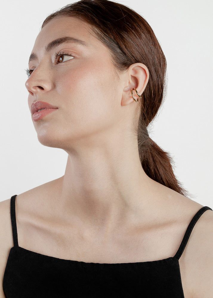 Nethos Mini Ear Cuff Gold