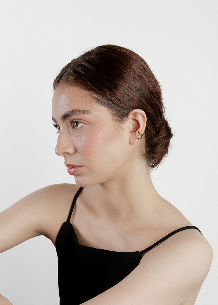 Nethos Mini Ear Cuff Gold