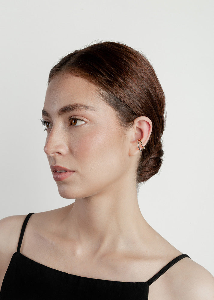 Nethos Mini Ear Cuff Gold Silver