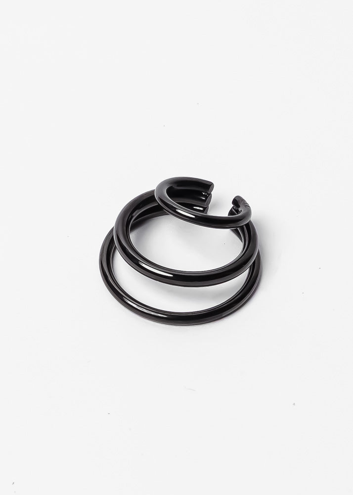Nethos Trio Ear Cuff Black