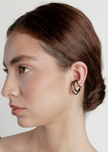Nethos Trio Ear Cuff Black