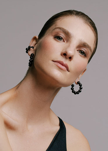Faira Hoops Black
