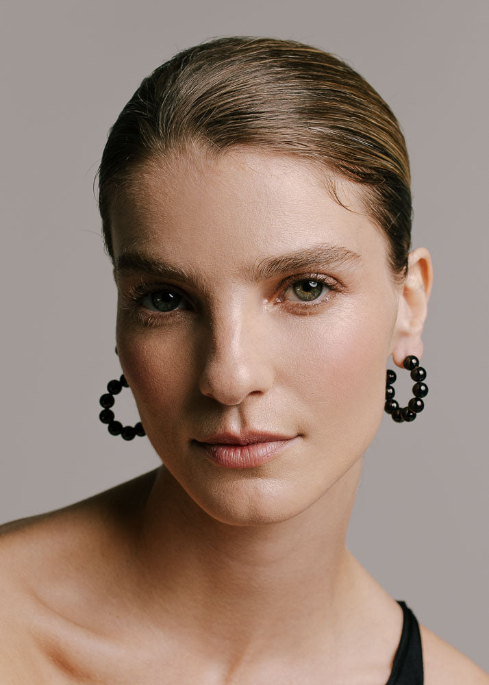 Faira Hoops Black