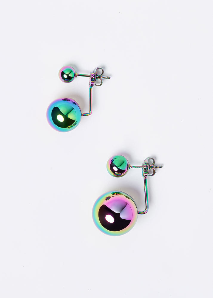 Maxi Saka Earrings Holographic