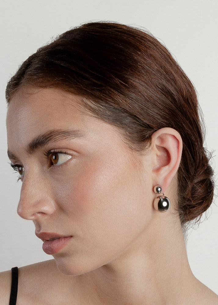 Maxi Saka Earrings Silver