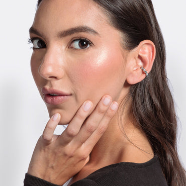 Pitika Ear Cuff Plateado
