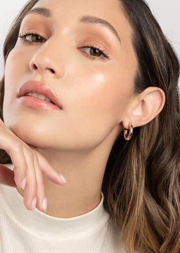 Poly Hoops Rose