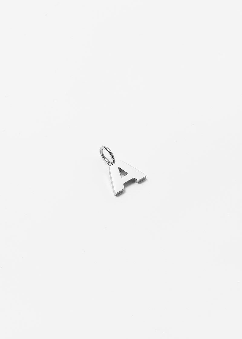 Letter Charm Silver