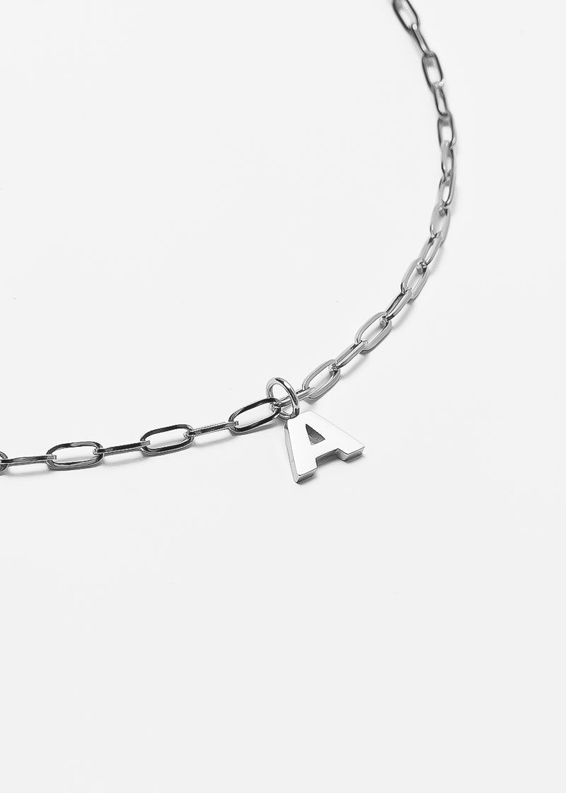 Letter Charm Silver
