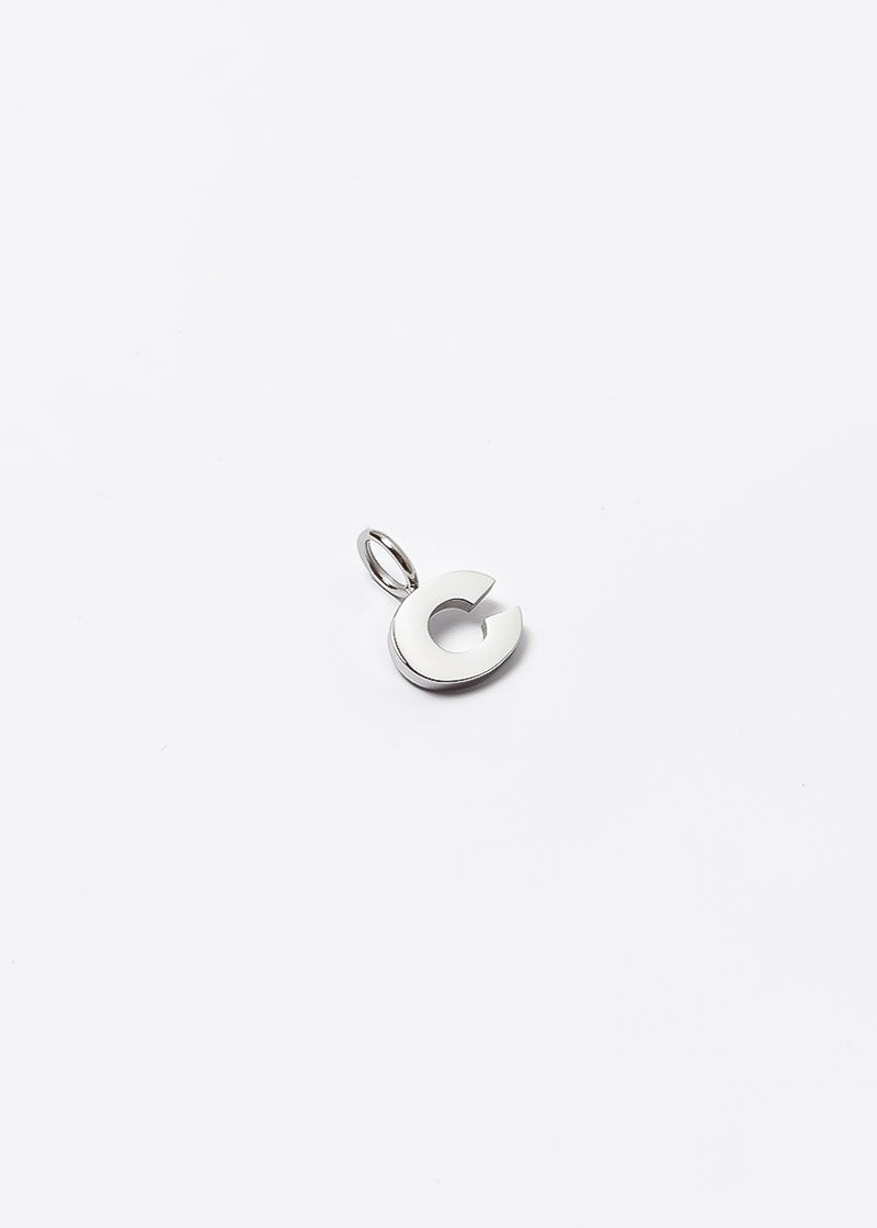 Letter Charm Silver