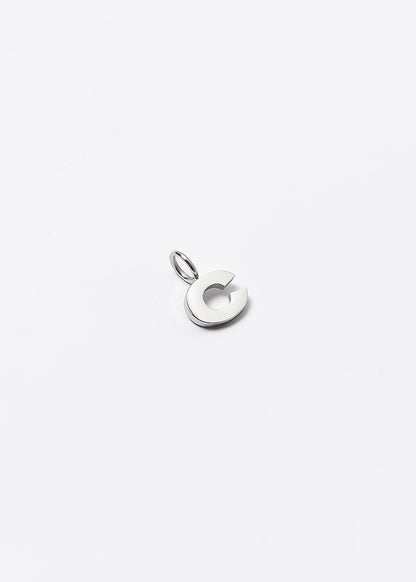 Letter Charm Silver