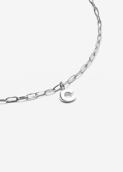 Letter Charm Silver