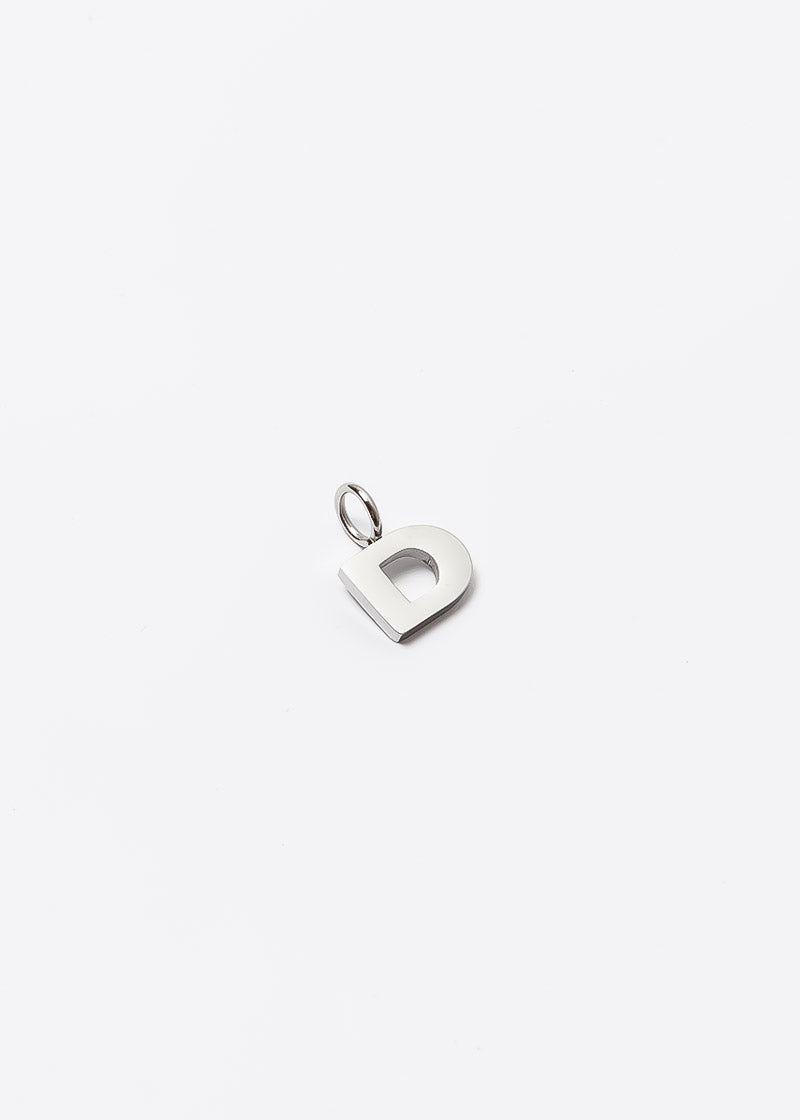 Letter Charm Silver