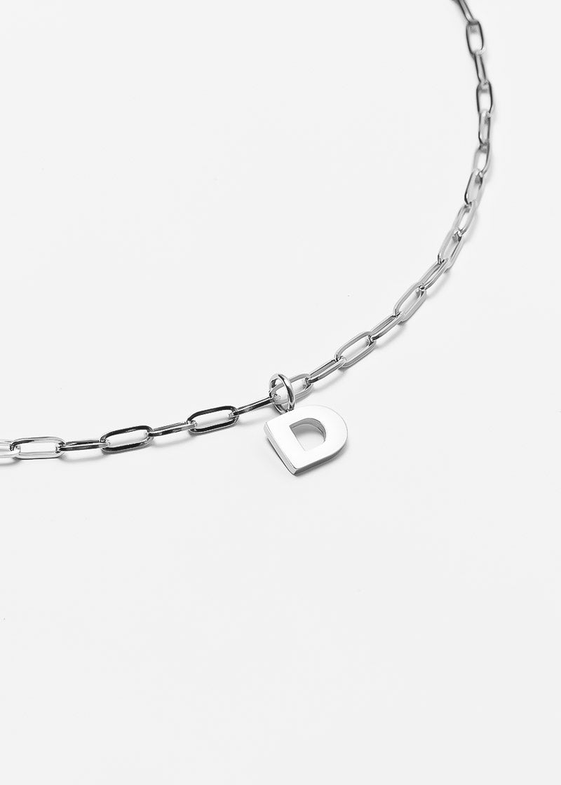 Letter Charm Silver