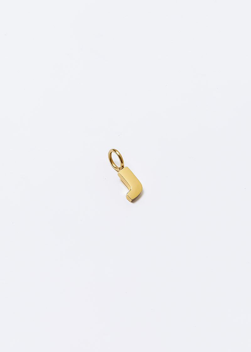Letter Charm Gold