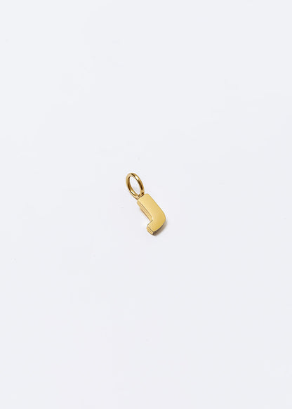 Letter Charm Gold