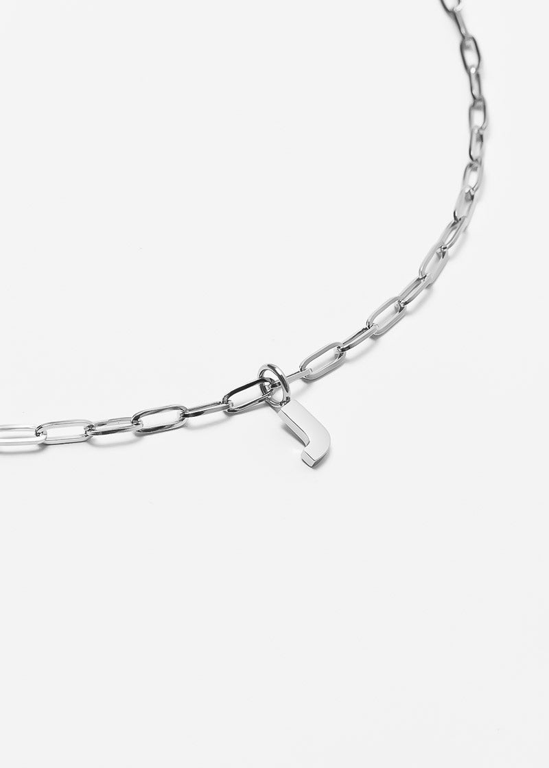 Letter Charm Silver