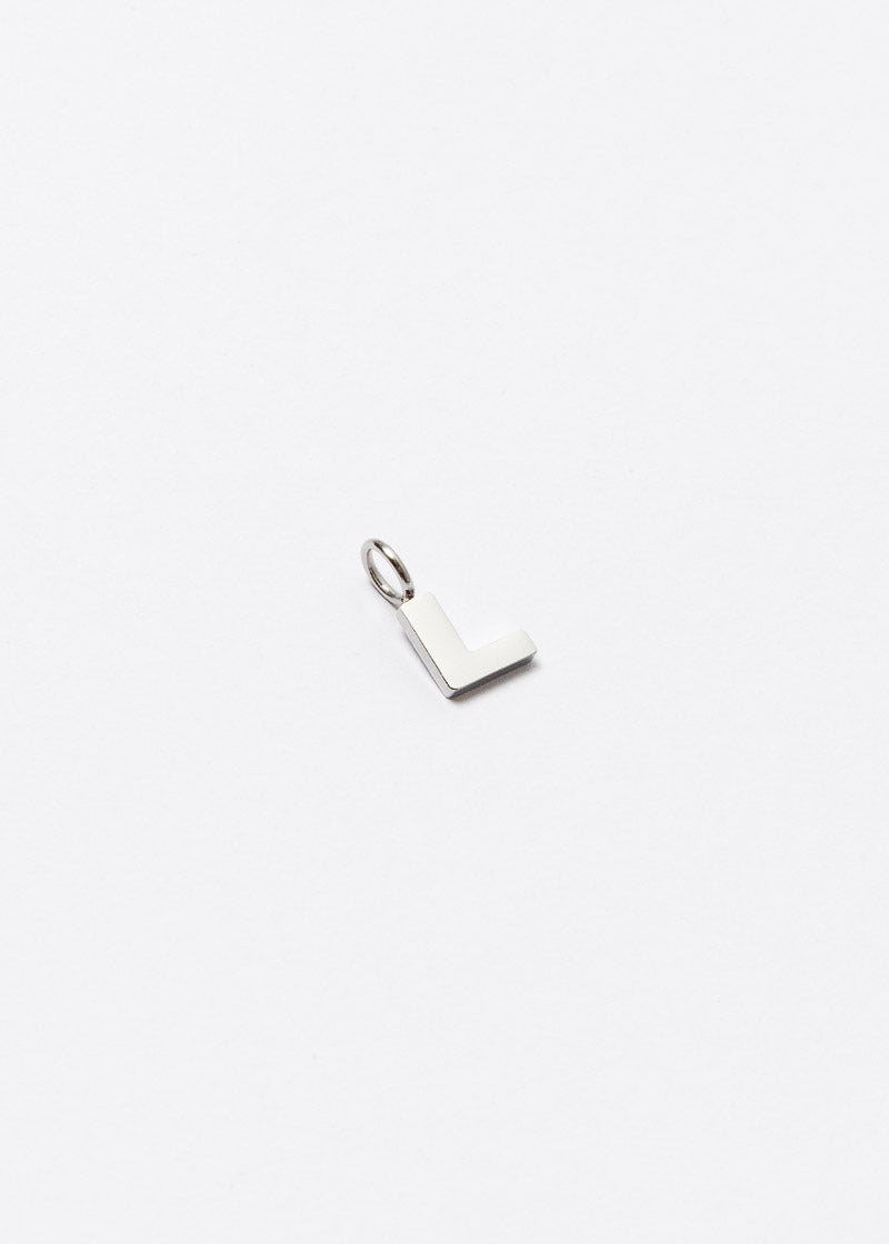 Letter Charm Silver