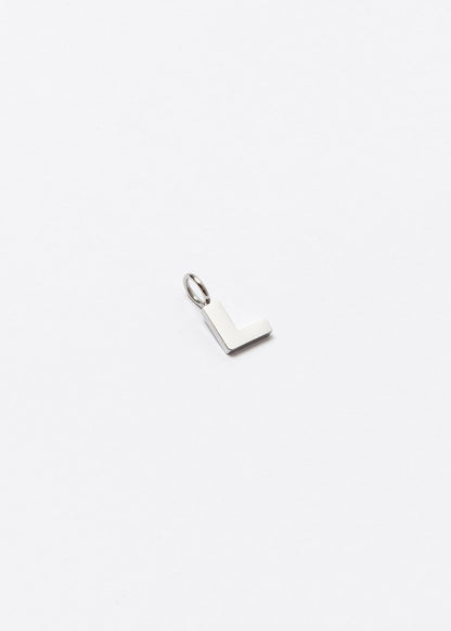 Letter Charm Silver
