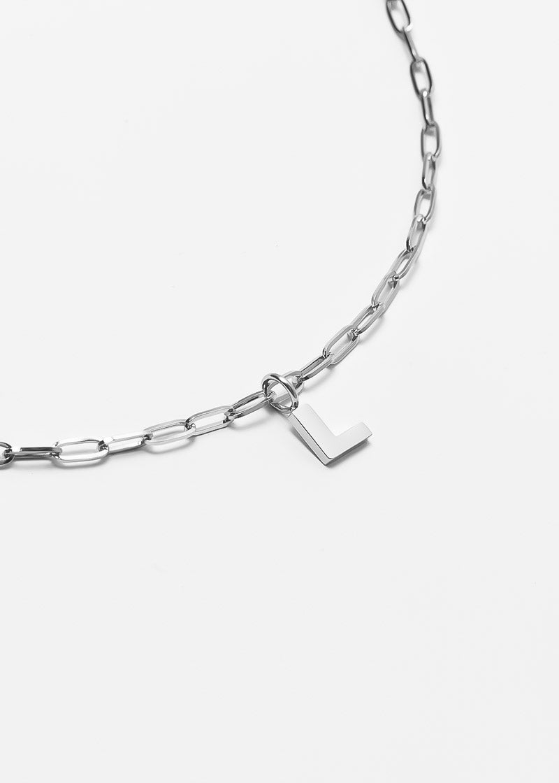 Letter Charm Silver