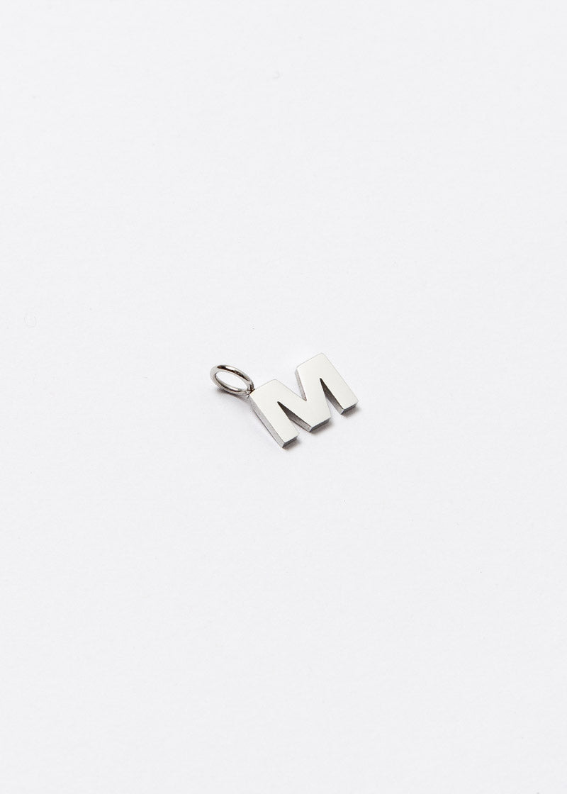 Letter Charm Silver