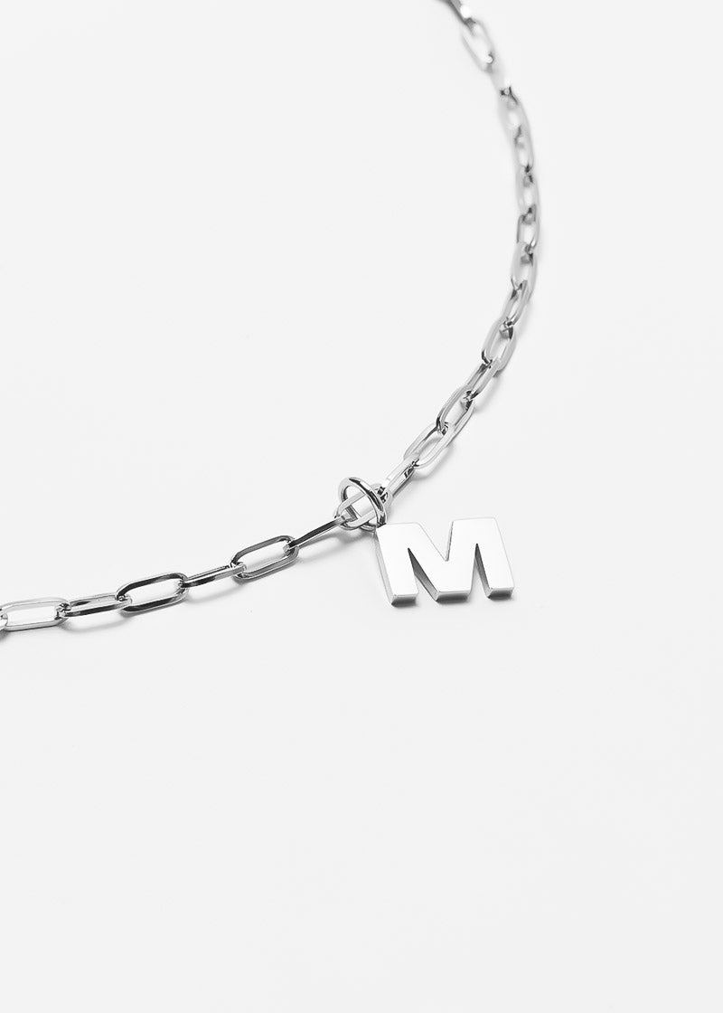 Letter Charm Silver