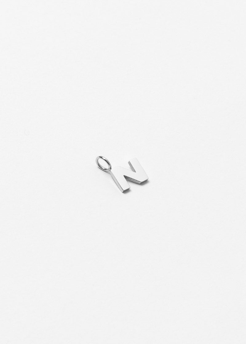 Letter Charm Silver