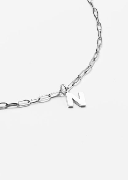 Letter Charm Silver