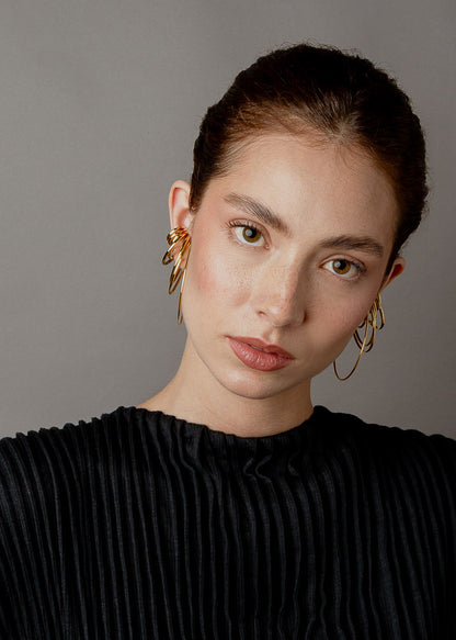 Nethos Maxi Ear Cuff Gold