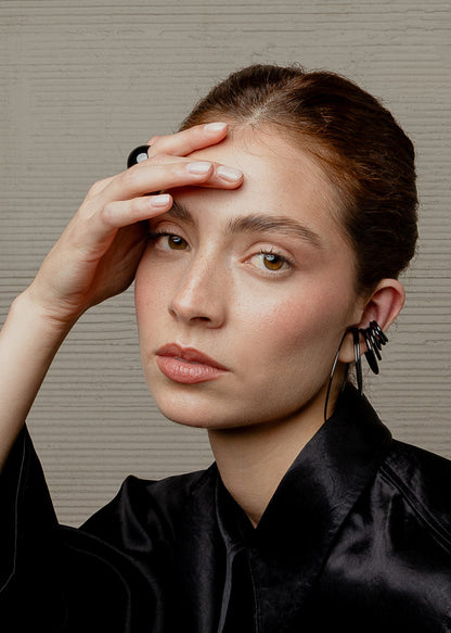 Nethos Maxi Ear Cuff Black