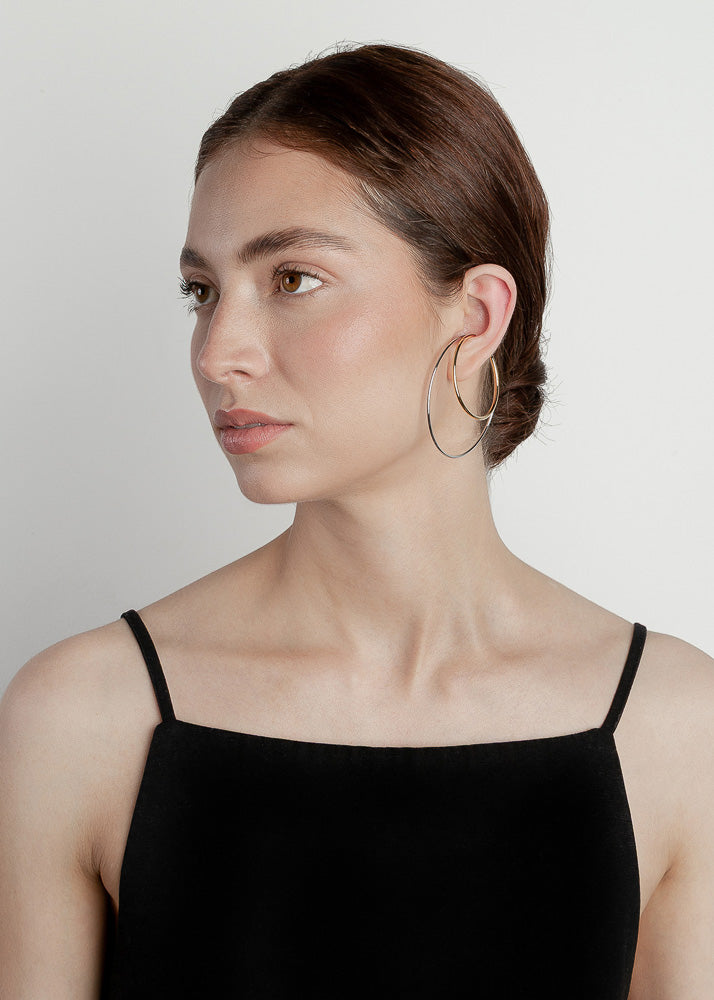 Nethos Maxi Ear Cuff Gold Silver