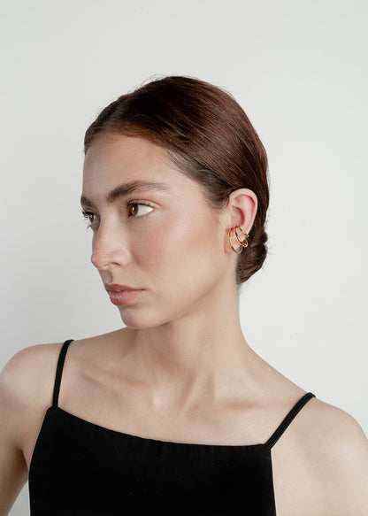Nethos Trio Ear Cuff Gold