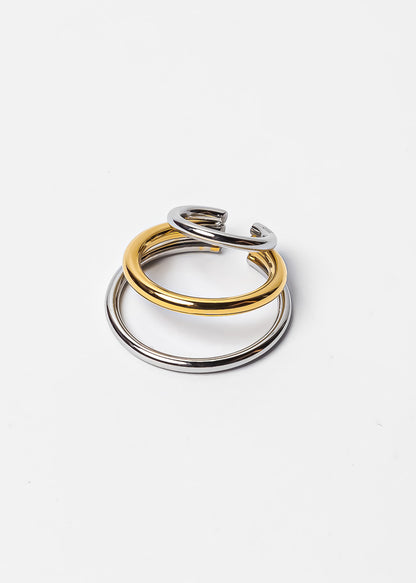 Nethos Trio Ear Cuff Gold Silver