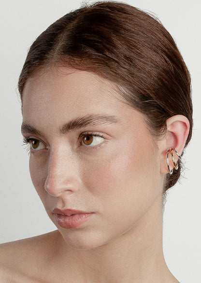 Nethos Trio Ear Cuff Gold Silver