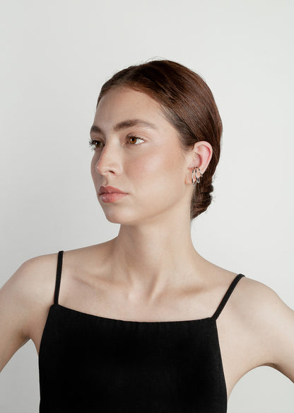 Nethos Trio Ear Cuff Silver