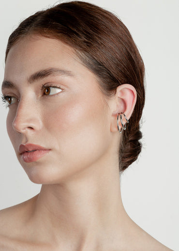 Nethos Trio Ear Cuff Silver