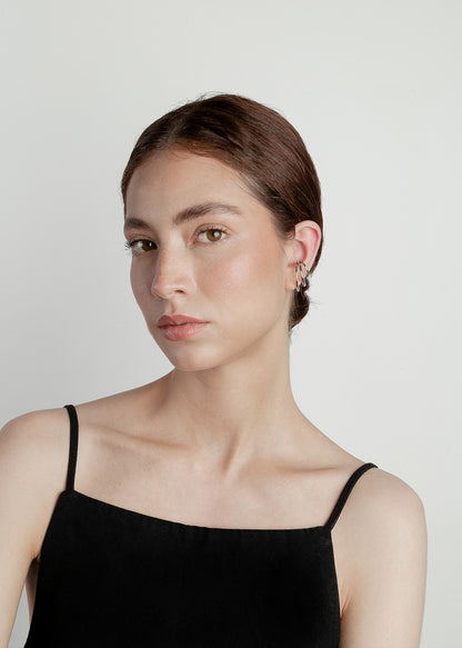 Nethos Trio Ear Cuff Silver
