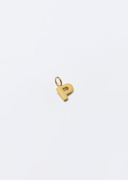 Letter Charm Gold