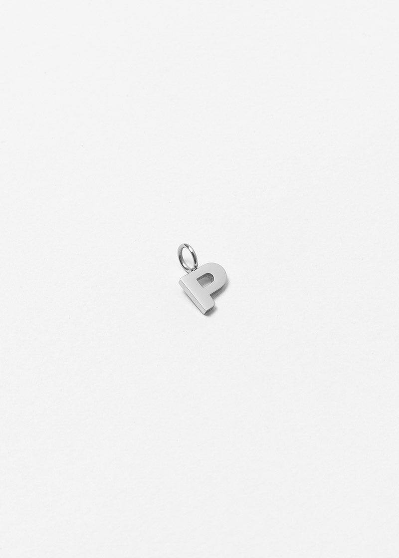 Letter Charm Silver