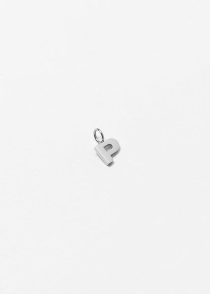 Letter Charm Silver
