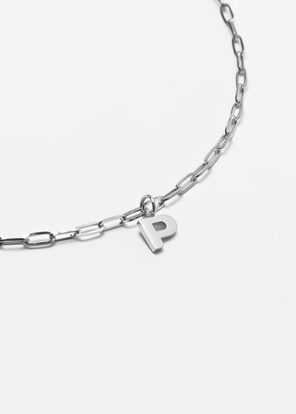 Letter Charm Silver