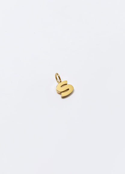 Letter Charm Gold