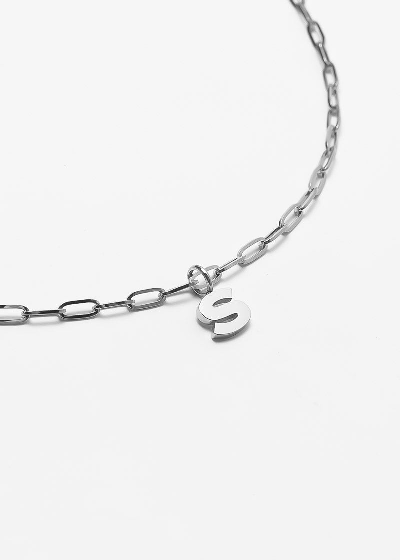 Letter Charm Silver