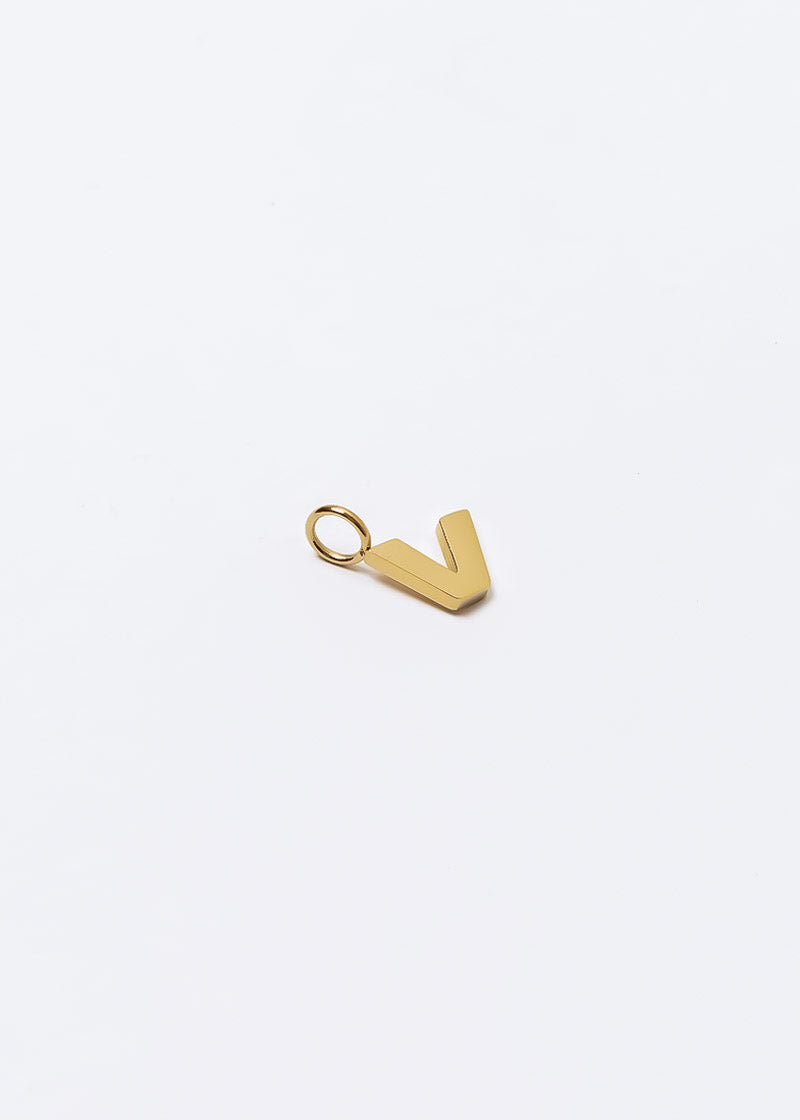 Letter Charm Gold